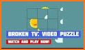 Video Puzzles: Broken TV related image