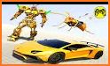 Wasp Robot Car Transform Game: Robot Games related image