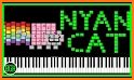 Neon Black Cat Keyboard Theme related image