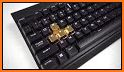 Black Gold Metal Keyboard related image