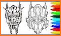 Transformer superheroes coloring book related image