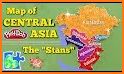 Asia Map related image