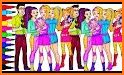BARBIE DOLL COLORING related image