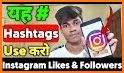 Hashtags - for likes for Instagram related image