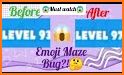 Emoji Maze Games - Challenging Maze Puzzle related image