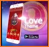 Red Love Heart Launcher Theme related image