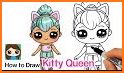 Coloring Kitty Cartoon Doll related image
