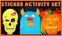 Halloween Stickers - Spooky Pumpkin Stickers related image