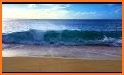 Powerful Wallpaper Blue Ocean Wave Theme related image