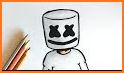 how to draw drinks with marshmello related image