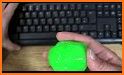 Neon Green Crystal Keyboard related image