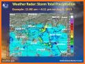 Weather radar - rain radar - precipitation radar related image