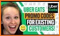 Coupons for Uber Eats Food Delivery & Promo Codes related image