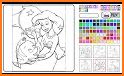 Cute Mermaid Coloring Book & Drawing - Kids Game related image