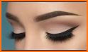 Eyes makeup steps for girls related image