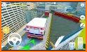 Mega Ramp Ambulance Car Stunts Game related image