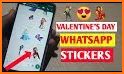 Valentine day stickers for whatsapp related image