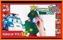 Glitter Christmas Tree coloring for kids related image