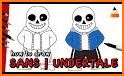 undertale coloring sans related image