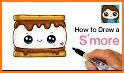 How to draw cute food related image