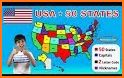 State abbreviations for the US States related image