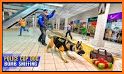 US Police Dog Shopping Mall Crime Chase related image
