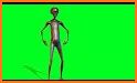 Green Alien Dancing Hop  Beat related image