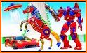 Ramp Car Robot Transform Horse Robot Games 2021 related image