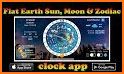 Flat Earth Sun, Moon & Zodiac Clock related image