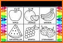 fruits coloring & drawing book related image