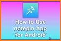 notepin - Notes in notification bar related image