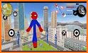 Super Spider Stickman speed Hero Game related image