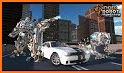 White Tiger Robot Transformation Game - Car Robot related image