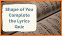 Finish The Lyrics - Free Music Quiz App related image