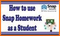 Snap Homework App related image