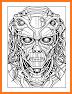 Skulls Coloring Book related image