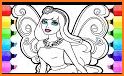 Coloring Game for Barbie related image