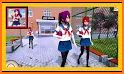 Anime Sakura High School Girl 3D related image
