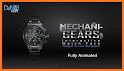 Mechani-Gears HD Watch Face Widget Live Wallpaper related image