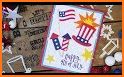 Fourth Of July Card & Sticker related image