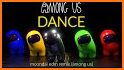 Among Us imposter Tiles Hop Beat Dancing related image