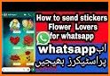 WAStickerApps - Flowers Stickers related image