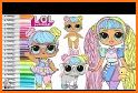 Dolls Coloring Lol related image