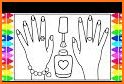 Fashion Nail Coloring Pages For Girls related image