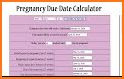Pregnancy calculator and calendar, Due date related image