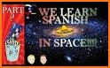 Spanish Verbs Galaxy Game related image