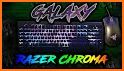 Black Neon Tech Keyboard Theme related image