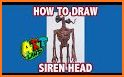 Siren Head Coloring Book related image