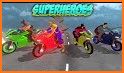 Superheroes Bike Racing Downhill related image