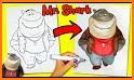 Coloring book bad guys related image
